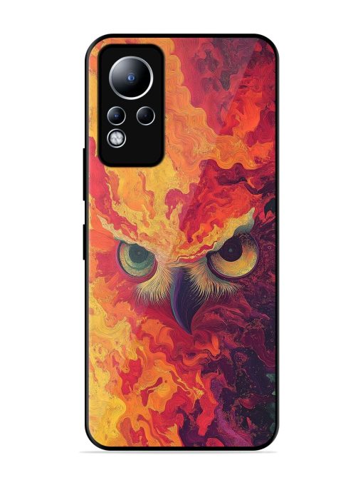 Fiery Owl Glossy Soft Edge Case for Infinix Note 11 Chachhi