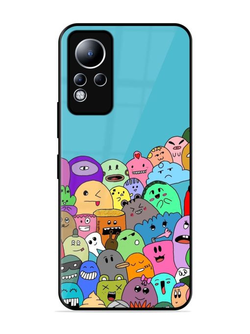 Monster Mash Glossy Soft Edge Case for Infinix Note 11 Chachhi