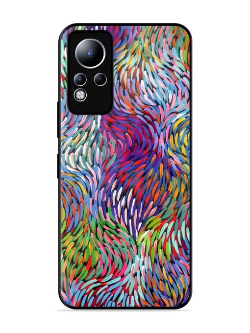 Vibrant Waves Glossy Soft Edge Case for Infinix Note 11 Chachhi