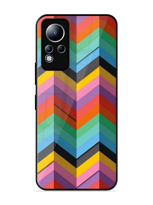 Colorful Zigzag Glossy Soft Edge Case for Infinix Note 11 Chachhi