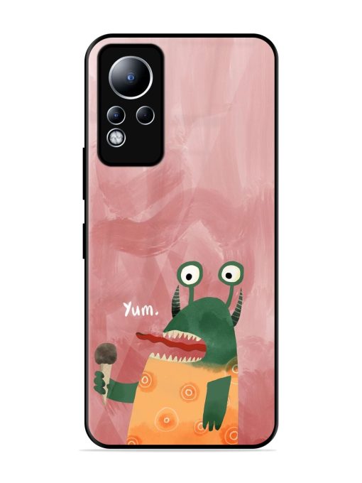 Hungry Monster Glossy Soft Edge Case for Infinix Note 11 Chachhi