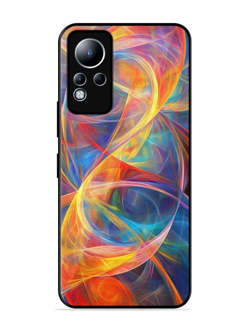 Cosmic Currents Glossy Soft Edge Case for Infinix Note 11 Chachhi