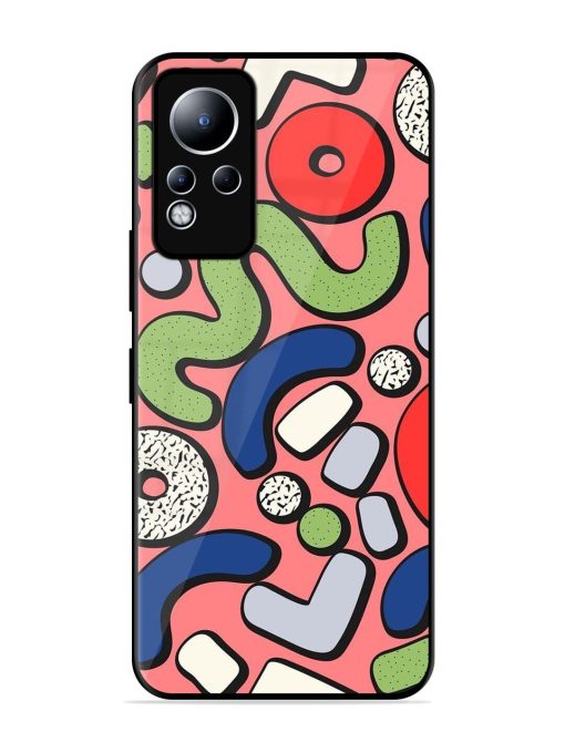 Groovy Geometric Shapes Glossy Soft Edge Case for Infinix Note 11 Chachhi