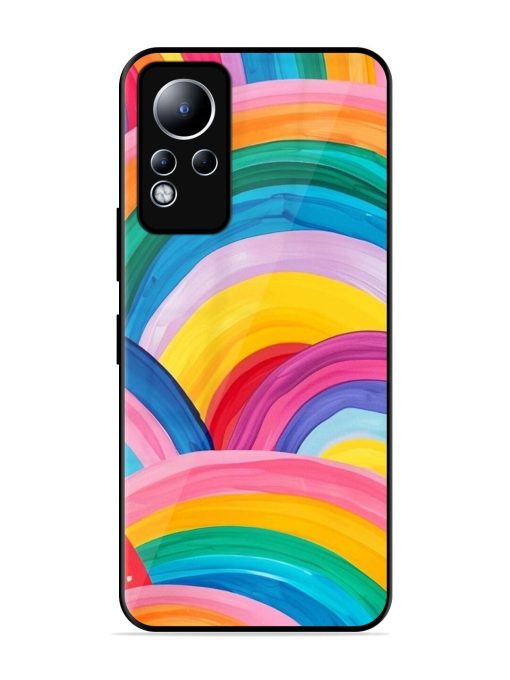 Rainbow Cascade Glossy Soft Edge Case for Infinix Note 11 Chachhi