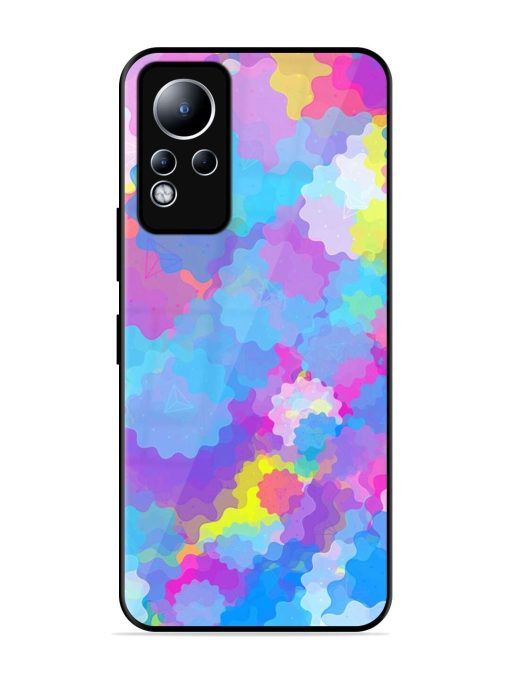 Psychedelic Cloud Burst Glossy Soft Edge Case for Infinix Note 11 Chachhi