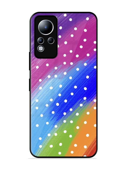 Rainbow Polka Dot Dream Glossy Soft Edge Case for Infinix Note 11 Chachhi