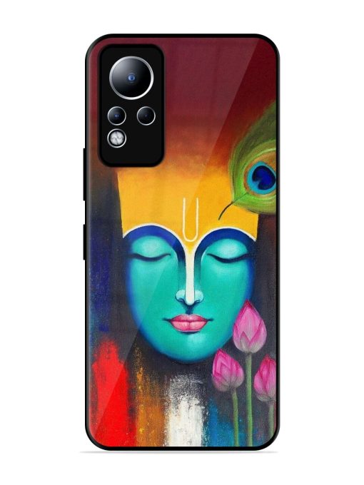 Divine Tranquility: The Face Of Krishna Glossy Soft Edge Case for Infinix Note 11 Chachhi