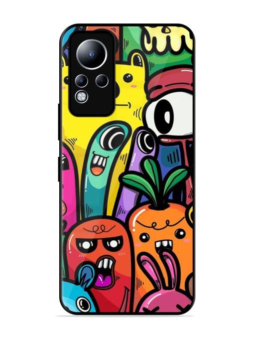 Whimsical Doodle Chaos Glossy Soft Edge Case for Infinix Note 11 Chachhi