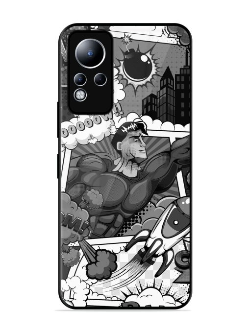 Comic Book Chaos Glossy Soft Edge Case for Infinix Note 11 Chachhi