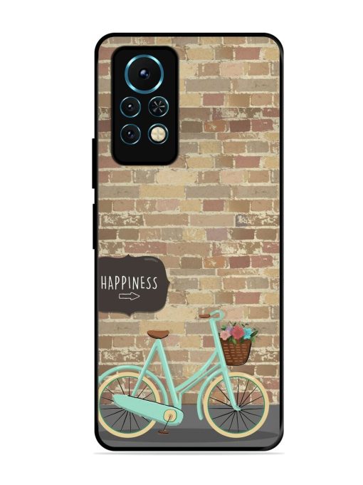 Pedaling Towards Happiness Glossy Soft Edge Case for Infinix Note 11S Chachhi