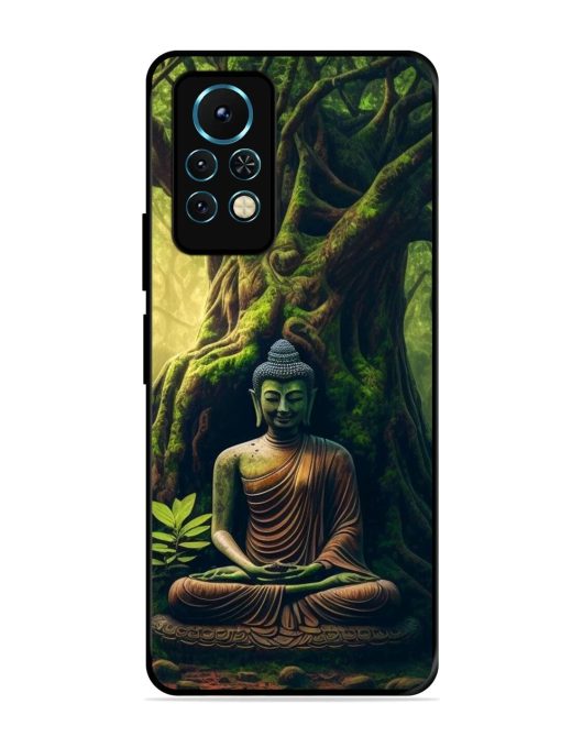 Green Buddha Art Glossy Soft Edge Case for Infinix Note 11S Chachhi