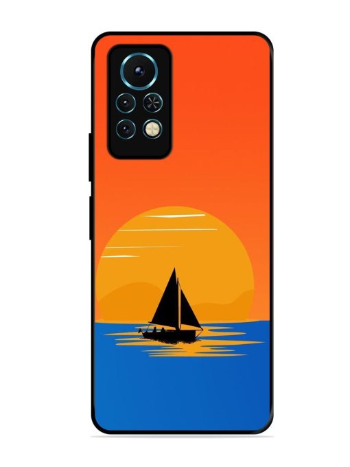 Sunset Sail Glossy Soft Edge Case for Infinix Note 11S Chachhi