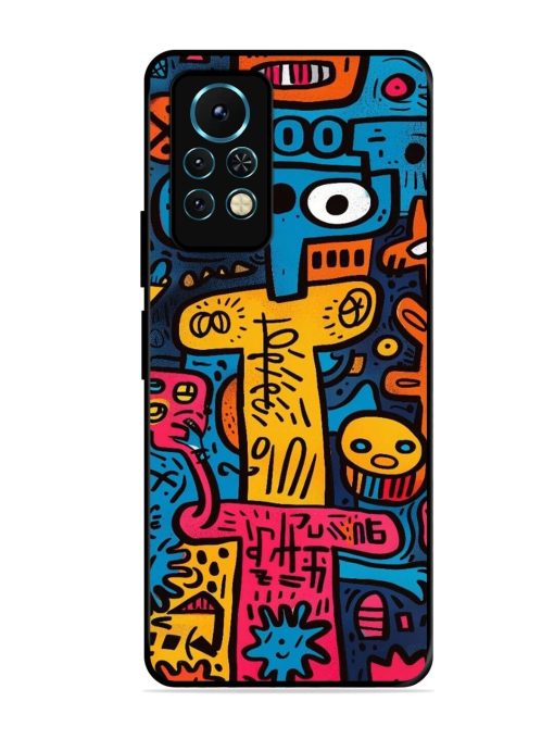 Doodletopia Glossy Soft Edge Case for Infinix Note 11S