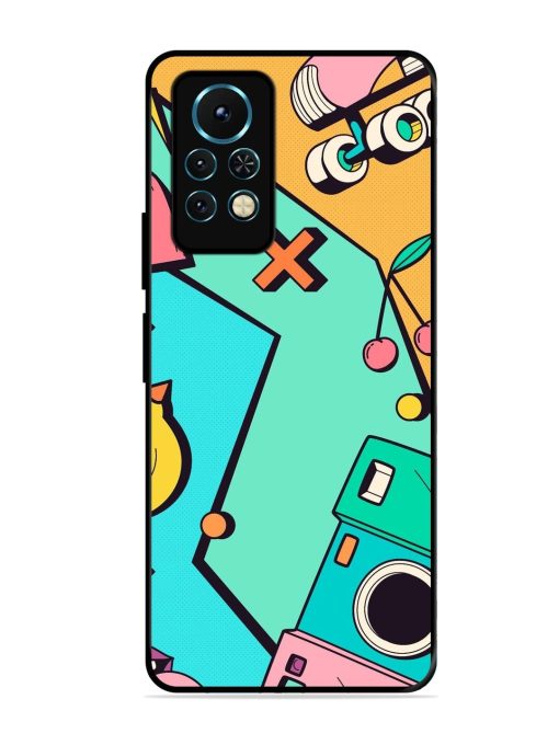 Retro Remix Glossy Soft Edge Case for Infinix Note 11S Chachhi