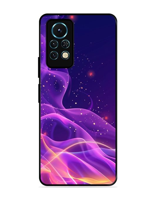 Cosmic Currents Glossy Soft Edge Case for Infinix Note 11S Chachhi