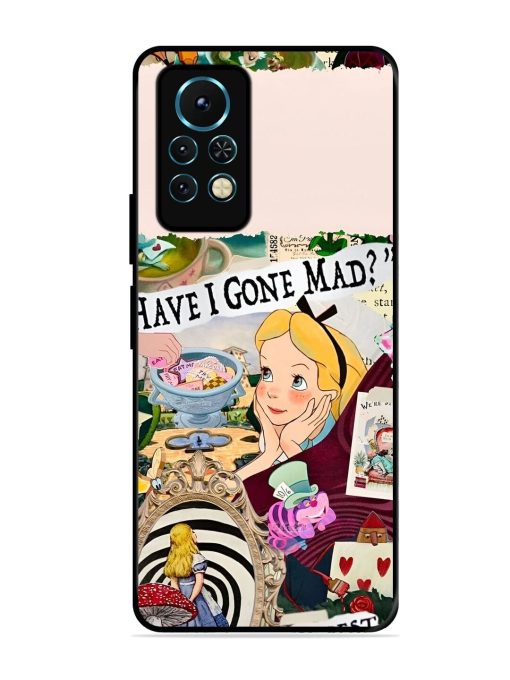 Mad Hatter'S Collage Glossy Soft Edge Case for Infinix Note 11S Chachhi