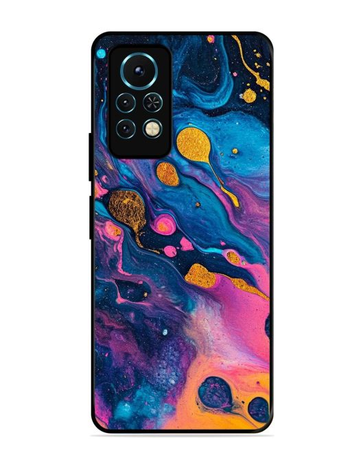 Cosmic Swirl Glossy Soft Edge Case for Infinix Note 11S Chachhi