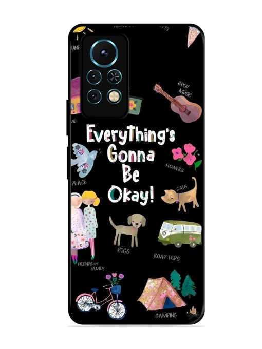 Everything'S Gonna Be Okay Glossy Soft Edge Case for Infinix Note 11S Chachhi