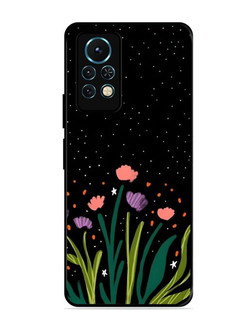 Midnight Bloom Glossy Soft Edge Case for Infinix Note 11S Chachhi