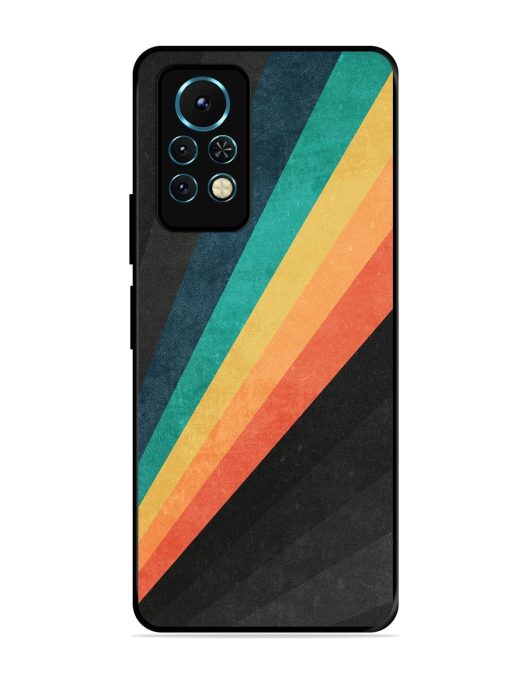 Retro Spectrum Glossy Soft Edge Case for Infinix Note 11S Chachhi