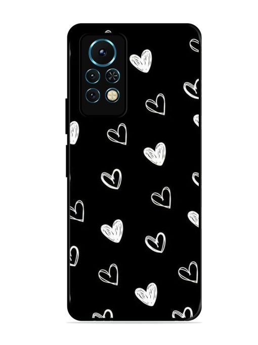 Scattered Hearts Glossy Soft Edge Case for Infinix Note 11S