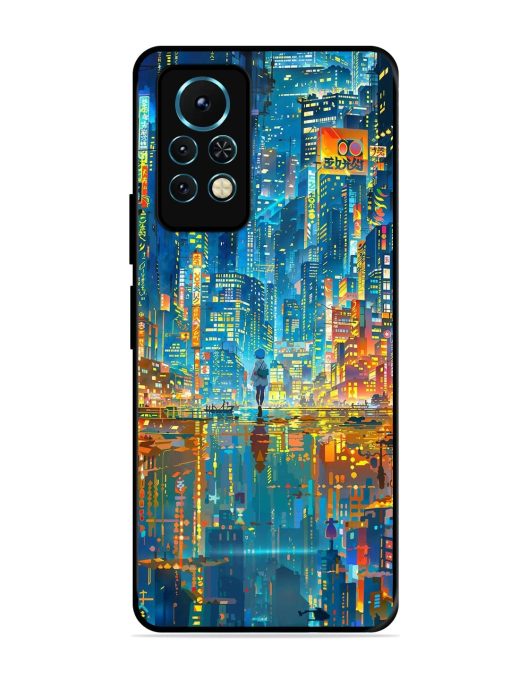 Neon Metropolis Glossy Soft Edge Case for Infinix Note 11S Chachhi