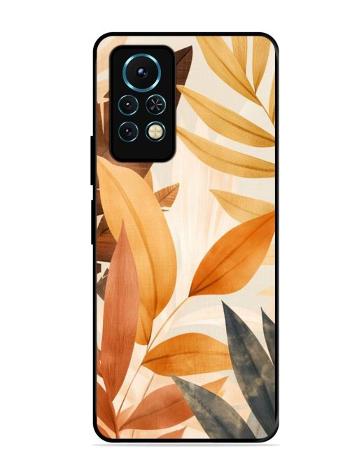 Earthy Elegance Glossy Soft Edge Case for Infinix Note 11S Chachhi