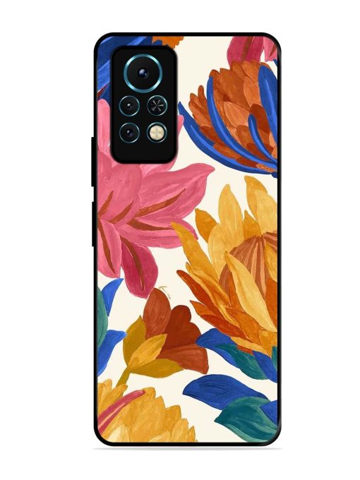 Blooming Tapestry Glossy Soft Edge Case for Infinix Note 11S