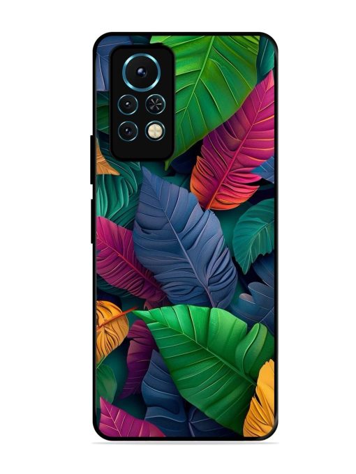 Tropical Tapestry Glossy Soft Edge Case for Infinix Note 11S Chachhi