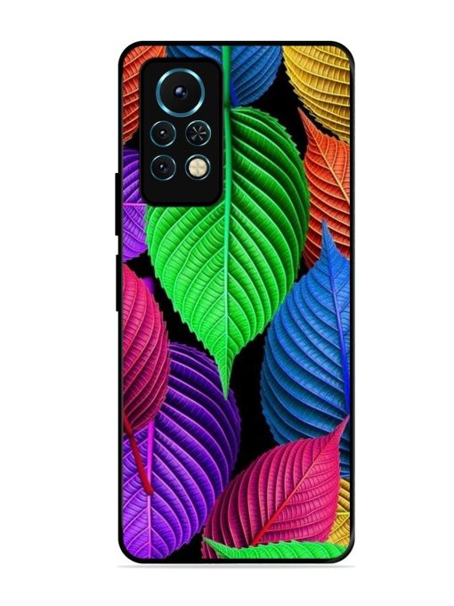 Rainbow Leaf Symphony Glossy Soft Edge Case for Infinix Note 11S Chachhi