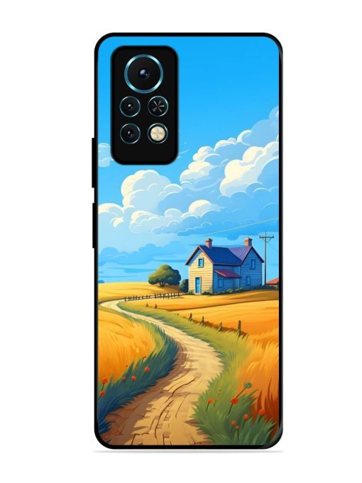 Countryside Cottage Glossy Soft Edge Case for Infinix Note 11S Chachhi