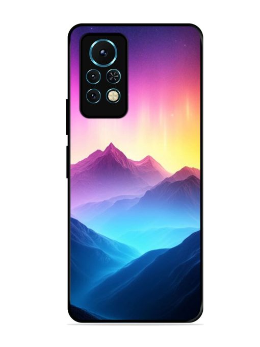 Cosmic Mountains Glossy Soft Edge Case for Infinix Note 11S Chachhi