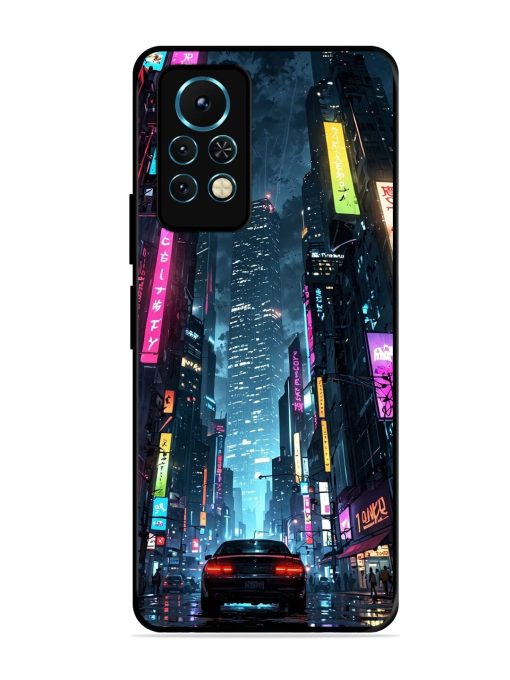 Neon Nightscape Glossy Soft Edge Case for Infinix Note 11S Chachhi