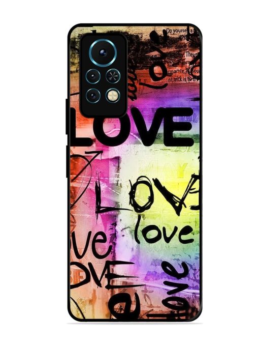 Love Graffiti Glossy Soft Edge Case for Infinix Note 11S Chachhi