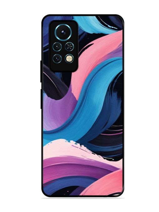 Whimsical Waves Glossy Soft Edge Case for Infinix Note 11S Chachhi