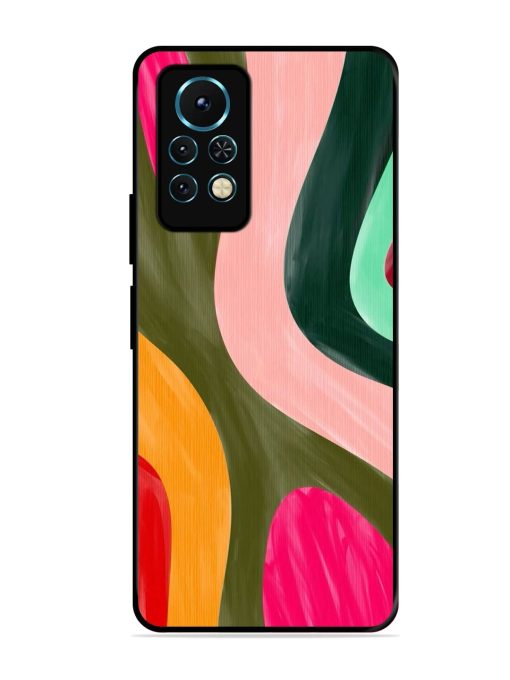 Wavy Wonderland Glossy Soft Edge Case for Infinix Note 11S Chachhi