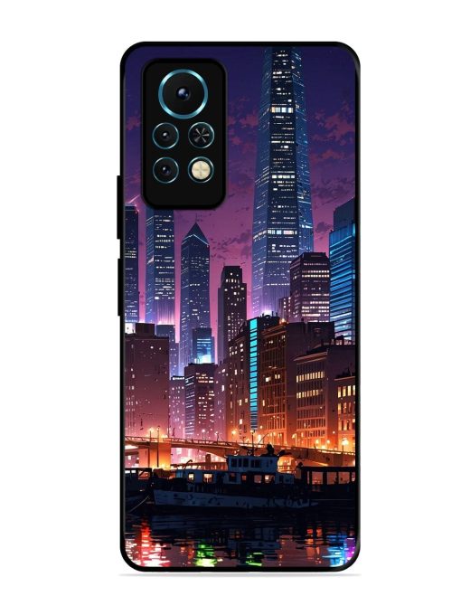 Neon Nightscape Glossy Soft Edge Case for Infinix Note 11S Chachhi