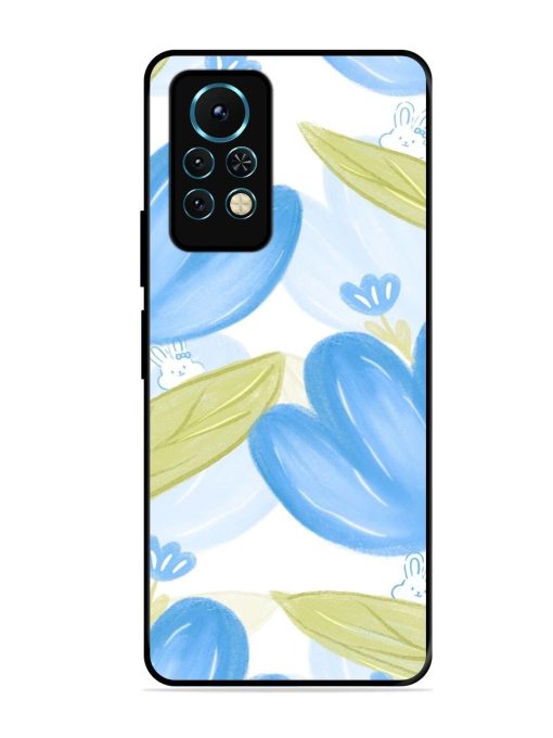 Bunny'S Blue Garden Glossy Soft Edge Case for Infinix Note 11S Chachhi