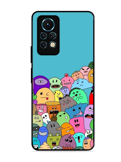 Monster Mash Glossy Soft Edge Case for Infinix Note 11S Chachhi