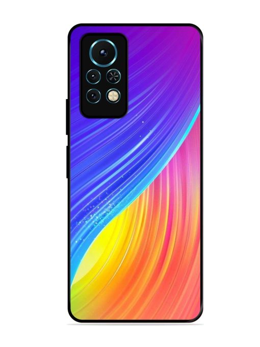 Neon Swirl Glossy Soft Edge Case for Infinix Note 11S Chachhi