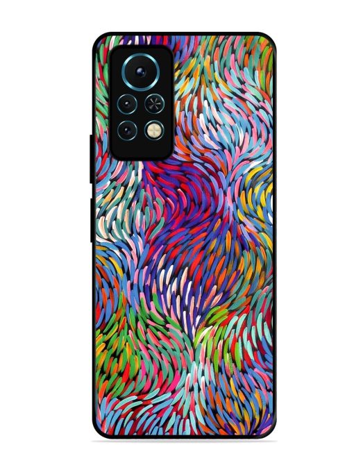 Vibrant Waves Glossy Soft Edge Case for Infinix Note 11S Chachhi