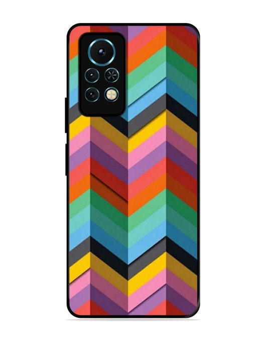 Colorful Zigzag Glossy Soft Edge Case for Infinix Note 11S Chachhi