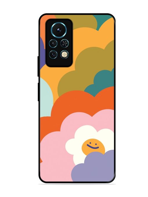 Happy Flower Power Glossy Soft Edge Case for Infinix Note 11S Chachhi