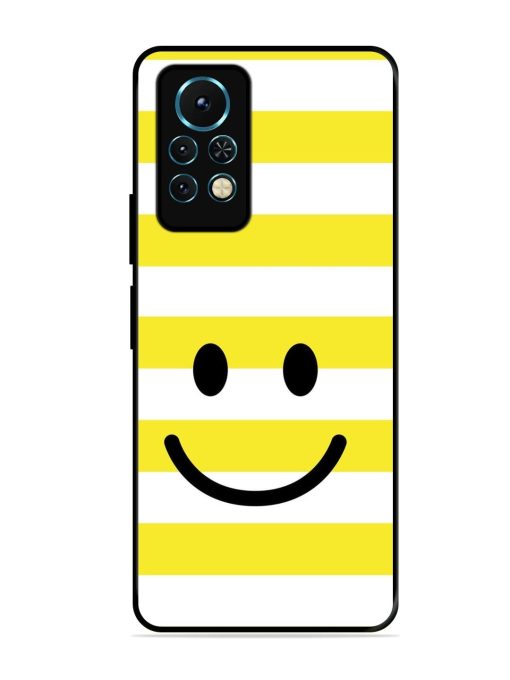 Smiling Stripes Glossy Soft Edge Case for Infinix Note 11S Chachhi