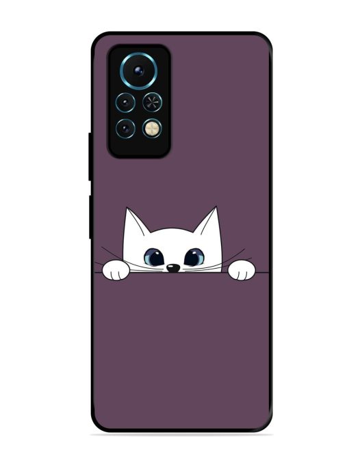 Peek-A-Boo Kitty Glossy Soft Edge Case for Infinix Note 11S Chachhi