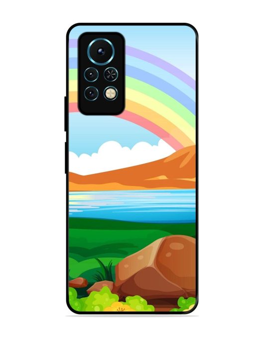 Rainbow Over The Lake Glossy Soft Edge Case for Infinix Note 11S Chachhi