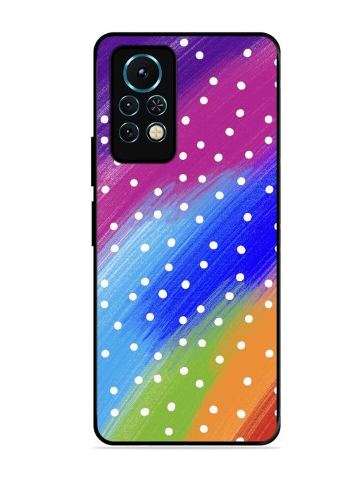 Rainbow Polka Dot Dream Glossy Soft Edge Case for Infinix Note 11S Chachhi