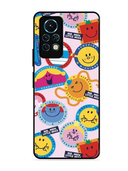 Whimsical Mr. Men & Little Miss Glossy Soft Edge Case for Infinix Note 11S Chachhi