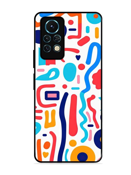 Whimsical Doodle Chaos Glossy Soft Edge Case for Infinix Note 11S Chachhi