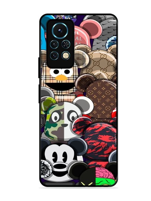 Streetwear Bearbrick Extravaganza Glossy Soft Edge Case for Infinix Note 11S Chachhi